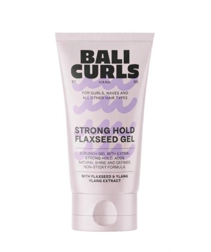 Bali Curls Strong Hold Flaxseed Gel, erős tartású gél a fürtök definiálásához 150 ml