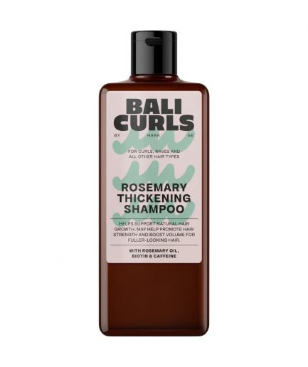 Bali Curls Rosemary Thickening Shampoo, hajnövesztő és dúsító sampon 200 ml