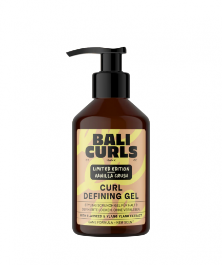 Bali Curls Curl Defining Gel Limited Edition Vanilla Crush, göndör hajformázó gél 150 ml