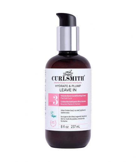 Curlsmith Hydrate & Plump Leave-In, volumennövelő és hidratáló leave-in göndör hajra 237 ml