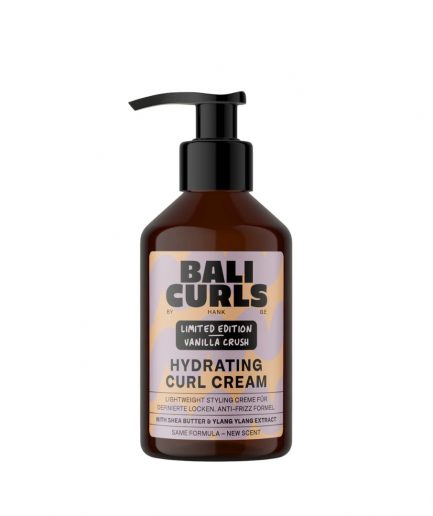 Bali Curls Hydrating Curl Cream Limited Edition Vanilla Crush, fürtdefiniáló hidratáló krém 150 ml