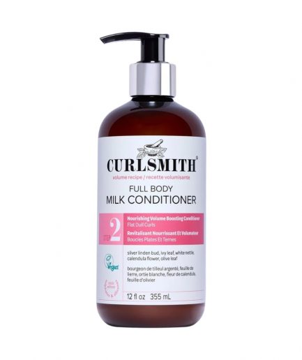 Curlsmith Full Body Milk Conditioner, volumennövelő tápláló balzsam göndör hajra 355 ml