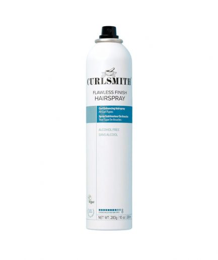 Curlsmith Flawless Finish Hairspray, erős tartású hajlakk göndör hajra 283 ml