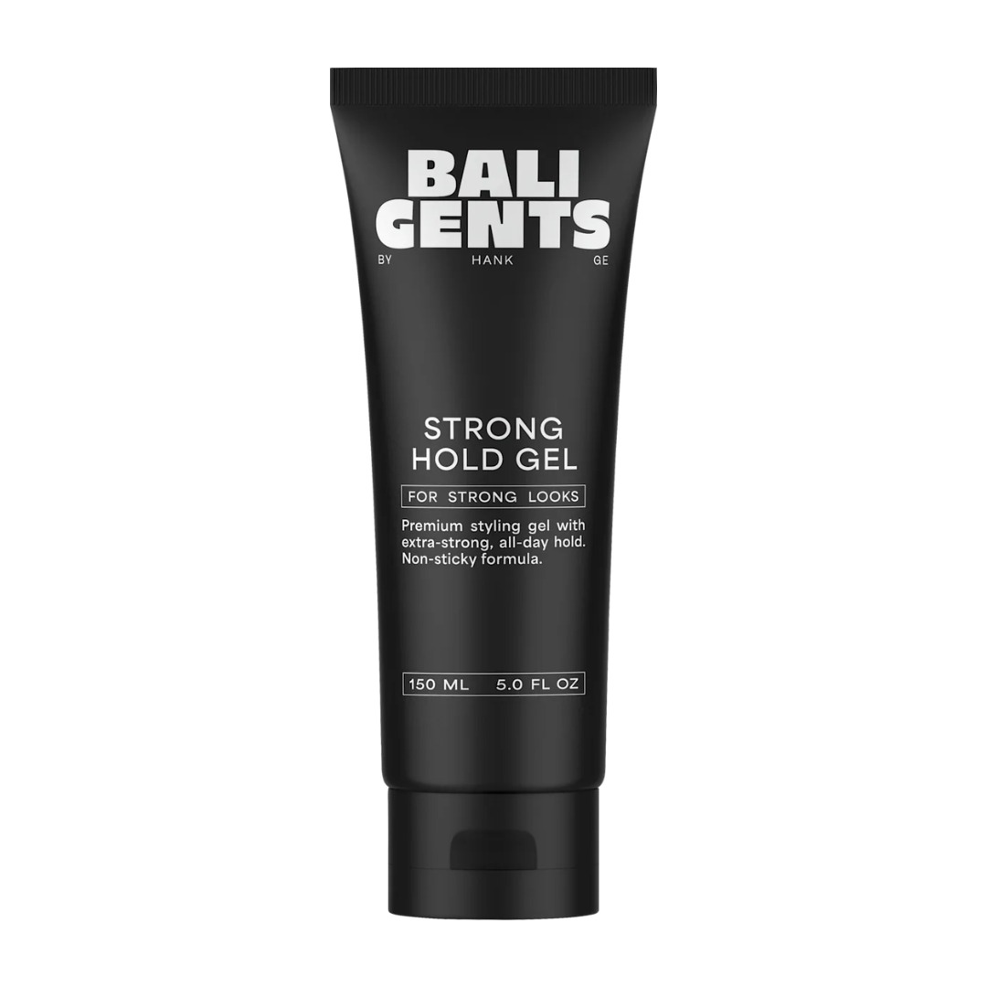 Bali Gents Strong Hold Gel, erős tartású hajformázó gél férfiaknak 150 ml Bali Gents Strong Hold Gel, erős tartású hajformázó gél férfiaknak 150 ml