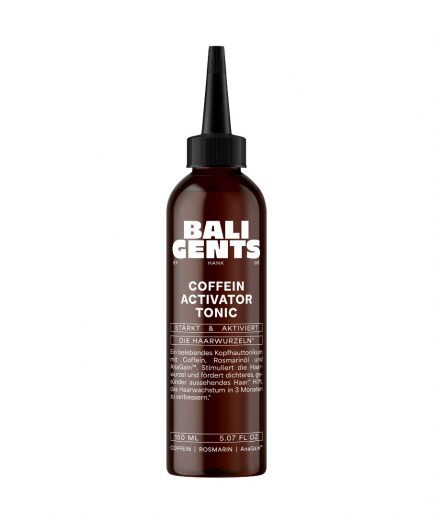 Bali Gents Coffein Activator Tonic, fejbőrtonik a hajnövekedés serkentésére és támogatására 150 ml