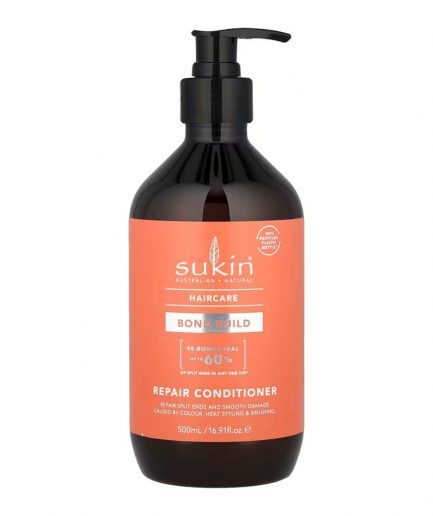 Sukin Bond Build Repair Conditioner, regeneráló balzsam sérült hajra 500 ml